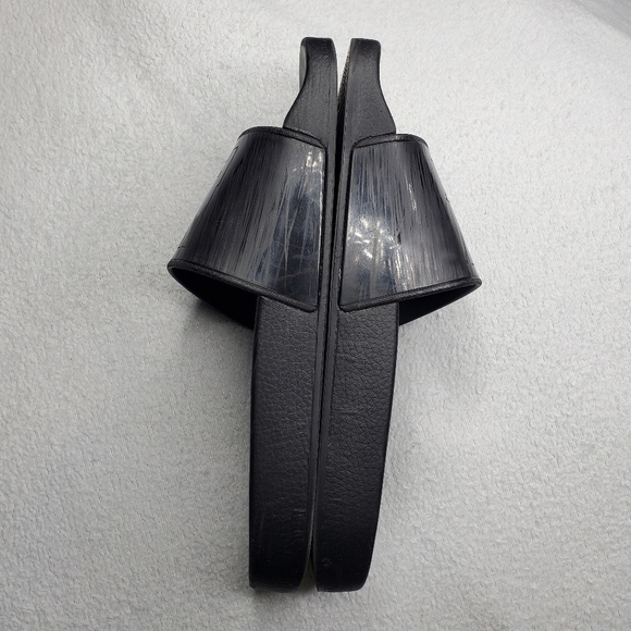 Ivy Park Beyonce Black Graphic Logo Slide Sandals - Picture 7 of 14